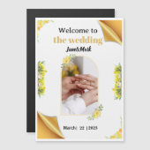 Thin Magnetic Card Magnetische Uitnodiging (Voorkant / Achterkant)