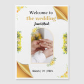 Thin Magnetic Card Magnetische Uitnodiging (Voorkant)