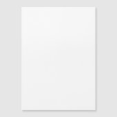 Thin Magnetic Card Magnetische Uitnodiging (Voorkant)