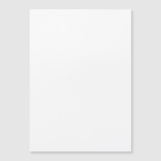 Thin Magnetic Card Magnetische Uitnodiging (Voorkant)