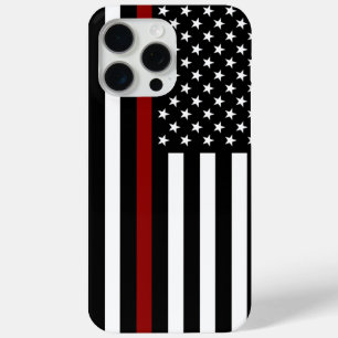 Thin Red Line American Flag iPhone 15 Pro Max Hoesje