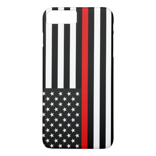 Thin Red Line American Flag Case-Mate iPhone Case (Achterkant)