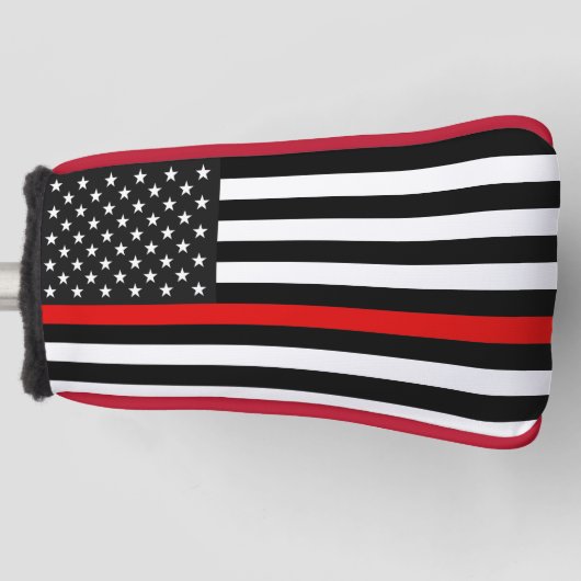 Thin Red Line American Flag Golfheadcover (Voorkant)