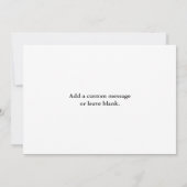 Thin Red Line American Flag Kaart (Achterkant)