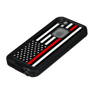 Thin Red Line American Flag LifeProof FRÄ’ iPhone SE/5/5s Hoesje