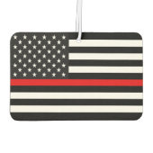 Thin Red Line American Flag Luchtverfrisser (Achterkant)