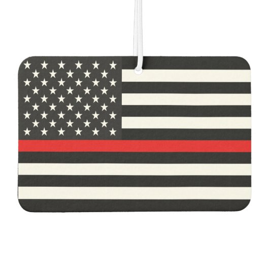 Thin Red Line American Flag Luchtverfrisser (Voorkant)
