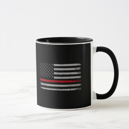 Thin Red Line American Flag Mok (Rechts)