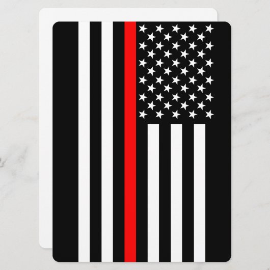 Thin Red Line American Style (Voorkant / Achterkant)
