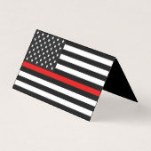 Thin Red Line Amerikaanse vlag monument Kaart (Voorkant)