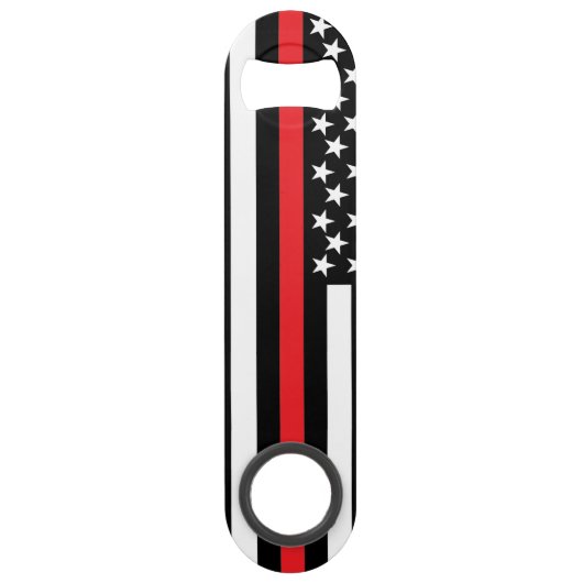 Thin Red Line Bottle Open Speed Flessenopener (Achterkant)