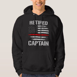 Thin Red Line brandweerman in ruste brandweerkapit Hoodie
