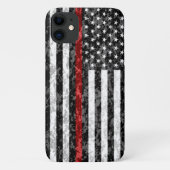 Thin Red Line Camo Flag Case-Mate iPhone Case (Achterkant)