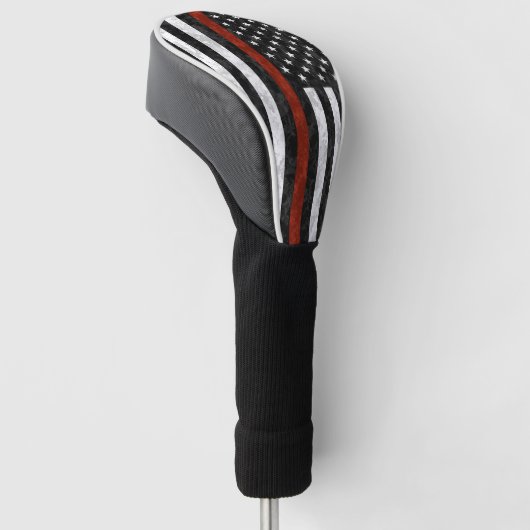 Thin Red Line Camo Flag Golfheadcover (Schuin)