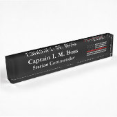 Thin Red Line - Distress Tattered Flagnaamplaat Naambordje