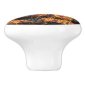 Thin Red Line en Flames Keramische Knop (Zijkant)