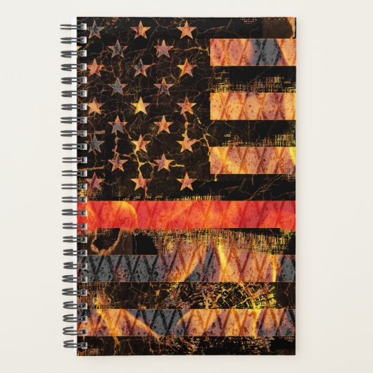 Thin Red Line en Flames Planner (Voorkant)