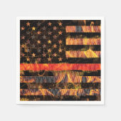 Thin Red Line en Flames Servet (Voorkant)