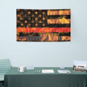 Thin Red Line en Flames Spandoek (Beurs)