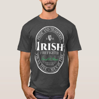 Thin Red Line Family Fir Na Tine Irish St. T-shirt