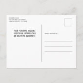 Thin Red Line Fire Academy brandweerdienst Retirem Uitnodiging Briefkaart (Achterkant)