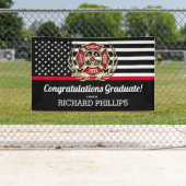Thin Red Line Fire Academy Graduy Party Spandoek (Insitu)