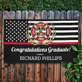 Thin Red Line Fire Academy Graduy Party Spandoek