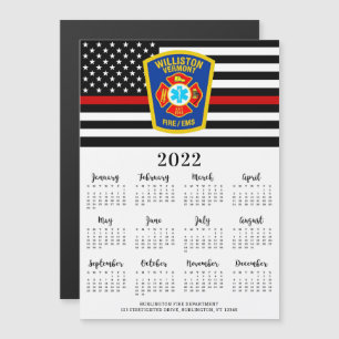 Thin Red Line Fire Department Logo 2022 Agenda