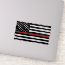Thin Red Line Firefighter America Flag Fire Rescue