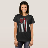 Thin Red Line Firefighter Fire Department Verenigd T-shirt (Voorkant volledig)