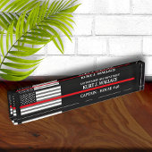 Thin Red Line Firefighter Flag Desk Name Bord Naambordje