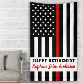 Thin Red Line Firefighter Retirement Party Spandoek