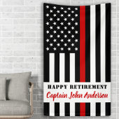 Thin Red Line Firefighter Retirement Party Spandoek