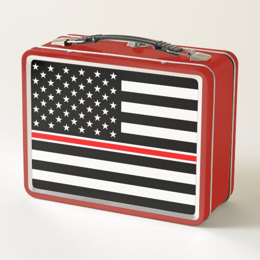 Thin Red Line Flag: Hero van de brandweer (Achterkant)