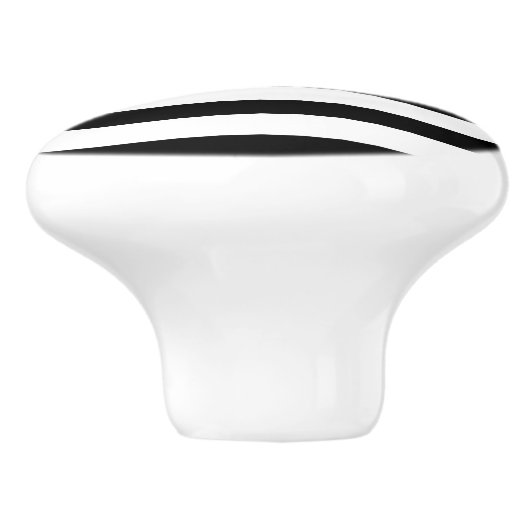 Thin Red Line Flag: Hero van de brandweer Keramische Knop (Zijkant)