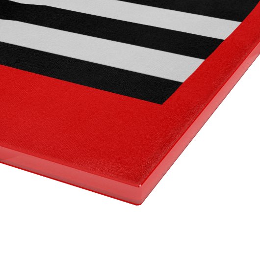 Thin Red Line Flag: Hero van de brandweer Snijplank (Hoek)