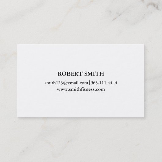 Thin Red Line Flag Law Enforcement Police Officer Visitekaartje (Achterkant)