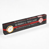 Thin Red Line Gepersonaliseerd naam en nummer stat Naambordje