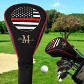 Thin Red Line Monogrammed & Golf USA vlag Golfheadcover