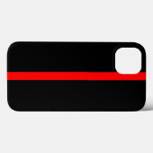 Thin Red Line Symbool op Case-Mate iPhone Case (Achterkant (horizontaal))