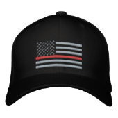 Thin Red Line US Flag in Silver Pet (Voorkant)