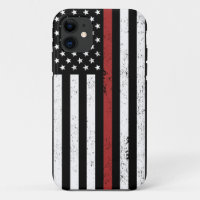 Thin Red Line USA Vlag brandweerafdeling Vlag