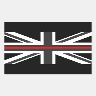 Thin Red Line VK Rechthoekige Sticker
