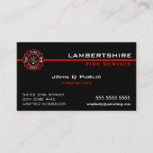 Thin Red Line VK Visitekaartje (Voorkant)