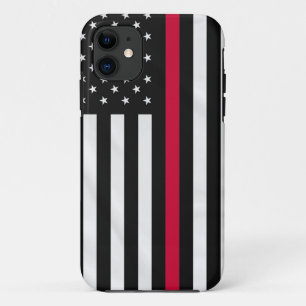 Thin Red Line vlag Case-Mate iPhone Case