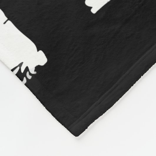 Thin roze lijnvlag Aangepaste verpleegster Fleece Deken (Hoek)