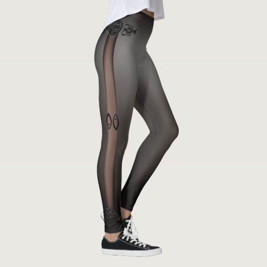 Thin Skin Black Leggings (Rechts)