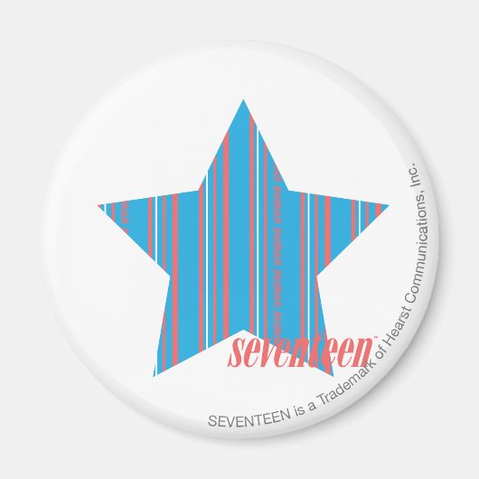 Thin Stripes Aqua 2 Magneet (Voorkant)