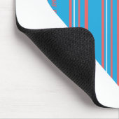 Thin Stripes Aqua 3 Muismat (Hoek)