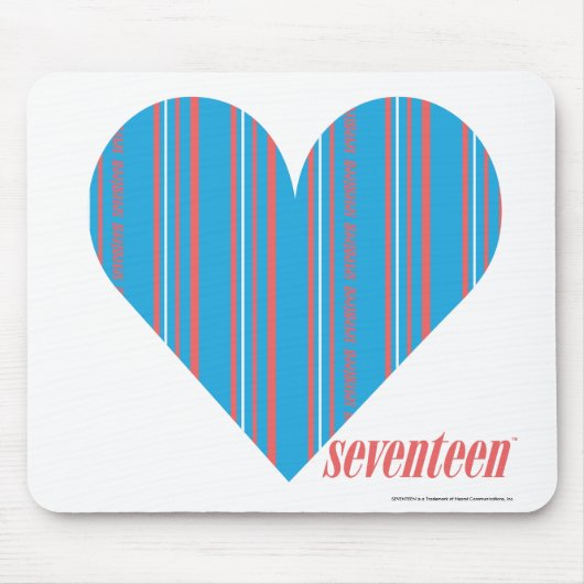 Thin Stripes Aqua 3 Muismat (Voorkant)